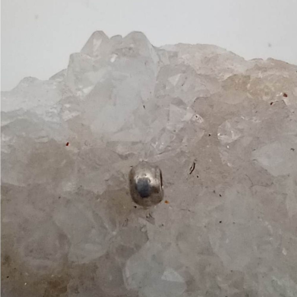 Mini solid sterling silver‎ spacer charm